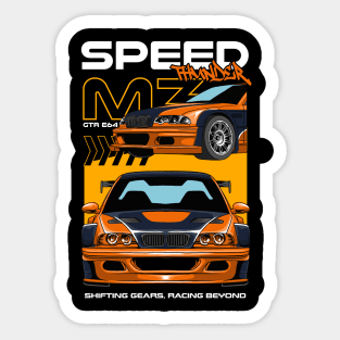 GTR E46 Speed Thunder Sticker